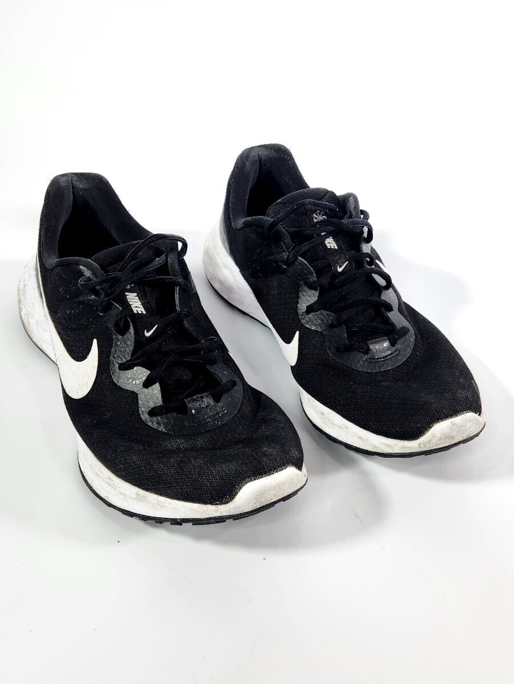 Nike Men's Running Shoes Black White Size 11.5